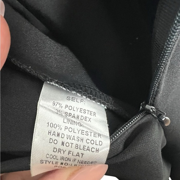 Main Strip Black Off-Shoulder Jumpsuit - Picture 3 of 5